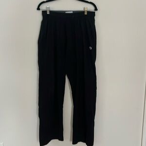 Champion Logo Lounge Pants Black Size Large elastic waist